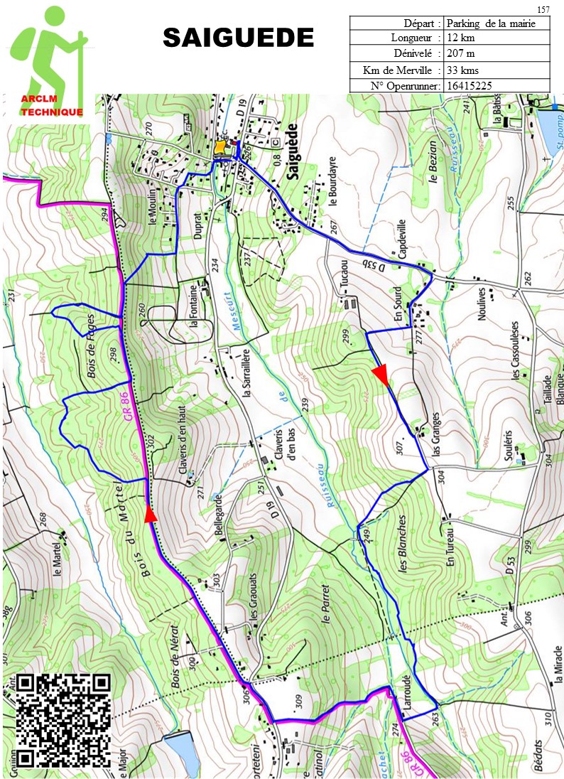Randonnée à Saiguede